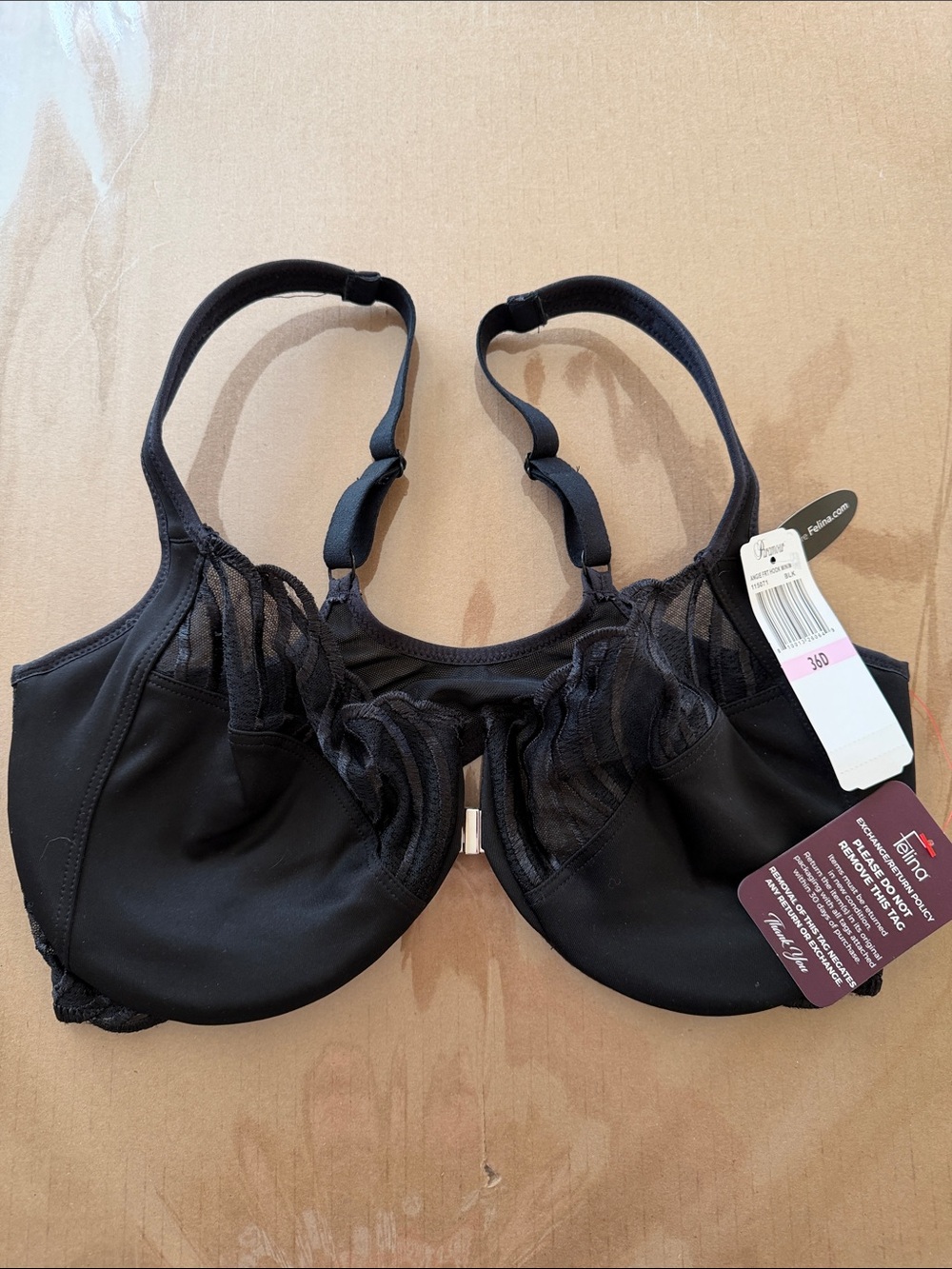 Set of 2 Angie front hook minimizer bras, Paramour for Felina NWT - Picture 2 of 7